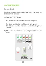 Preview for 10 page of TestSafe miniPAT User Manual