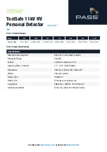 Preview for 2 page of TestSafe TS-HV11 User Manual