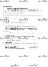 Preview for 4 page of Tesunho TM991 User Manual