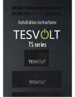 TESVOLT TS Series Installation Instructions Manual предпросмотр