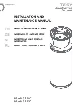 TESY AquaThermica Compact HPWH 3.2 100 Installation And Maintenance Manual preview