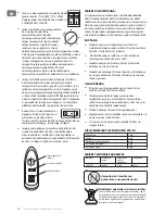 Preview for 42 page of TESY CN203ZF Usage And Storage Instructions