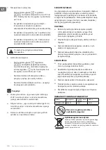 Preview for 38 page of TESY CN205EASLFR Important Usage Instructions