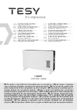 TESY CN206ZF Usage And Storage Instructions preview