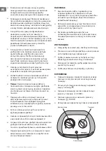 Preview for 18 page of TESY HL-261V PTC Usage And Storage Instructions