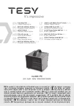 Preview for 1 page of TESY HL-830V PTC Usage And Storage Instructions