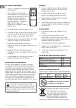 Preview for 42 page of TESY WFE200SREL Installation, Operation And Storage Manual