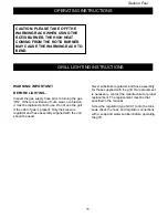 Preview for 17 page of Teton Grill 720-0430 Use And Care Manual