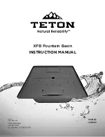 Preview for 1 page of Teton Grill Natural Reliability XFB Instruction Manual