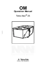 Tetra Pak Tetra Alex 25 Operation Manual предпросмотр