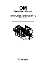 Tetra Pak Tetra Cardboard Packer 70 Operation Manual preview