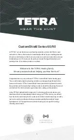 Preview for 1 page of Tetra CustomShield Series Quikstart Manual