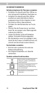 Preview for 18 page of Tetra EasyCrystal Filter 100 Instruction Manual