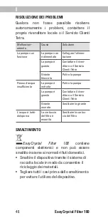 Preview for 46 page of Tetra EasyCrystal Filter 100 Instruction Manual