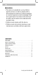 Preview for 6 page of Tetra EasyCrystal FilterBox 600 Instruction Manual