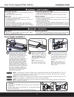 Предварительный просмотр 2 страницы Tetra GEPS24-300U-GL Installation Manual