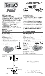 Preview for 1 page of Tetra Pond FK3 Manual