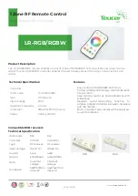 TEUCER LR-RGB Quick User Manual preview