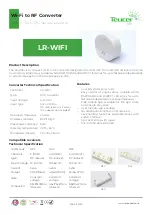 TEUCER LR-WIFI Manual предпросмотр