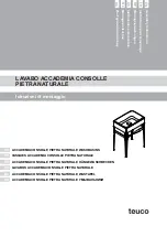 Teuco ACCADEMIA CONSOLLE PIETRA NATURALE Assembly Instructions Manual предпросмотр