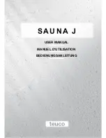 Teuco Sauna J User Manual предпросмотр