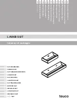 Teuco SUIT Series Assembly Instructions Manual предпросмотр