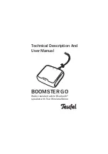 Preview for 1 page of Teufel BOOMSTER GO Technical Description And User Manual