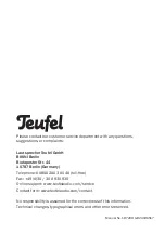 Preview for 38 page of Teufel Cinebar LUX Technical Description And User Manual