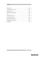 Preview for 3 page of Teufel Concept C 100 Technical Specifications And Operating Instructions