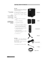 Preview for 6 page of Teufel Concept C 2.1 USB Technical Specifications And Operating Instructions