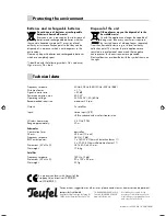 Preview for 12 page of Teufel Concept C 300 WL Technical Description And Operating Instructions