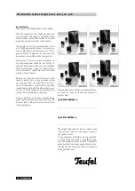 Preview for 5 page of Teufel Concept E 100 Technical Specifications And Operating Instructions