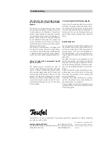 Preview for 17 page of Teufel Concept E 100 Technical Specifications And Operating Instructions