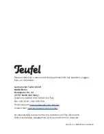 Предварительный просмотр 14 страницы Teufel Effect User Manual