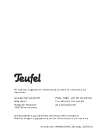 Preview for 12 page of Teufel iTeufel Move Technical Description And Operating Instructions