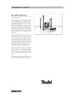 Preview for 4 page of Teufel LT 3 Power Edition Technical Specifications And Operating Manual