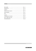 Preview for 3 page of Teufel motiv 2 Technical Specifications And Operating Instructions