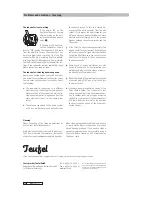 Preview for 12 page of Teufel Motiv 3 Technical Specifications And Operating Manual