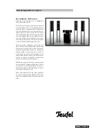 Preview for 5 page of Teufel Motiv 6 Technical Specifications And Operating Manual