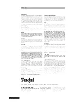 Предварительный просмотр 16 страницы Teufel phonostation 1 Technical Specifications And Operating Manual