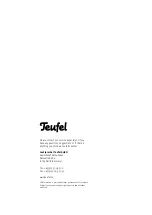 Preview for 24 page of Teufel Power Edition Concept E Magnum Technical Specifications And Operating Instructions