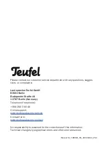 Предварительный просмотр 48 страницы Teufel Radio 3sixty Technical Description And User Manual