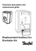 Teufel ROCKSTER Battery Replacement preview