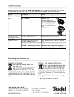 Предварительный просмотр 8 страницы Teufel S 8000 SW Technical Description And Operating Instructions