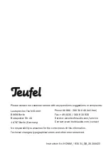 Preview for 16 page of Teufel Subconnect RX Technical Description And Instruction Manual