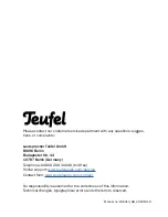 Предварительный просмотр 16 страницы Teufel Teufel x Rosenthal User Manual