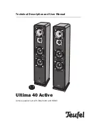 Preview for 1 page of Teufel Ultima 40 Active Technical Description And User Manual