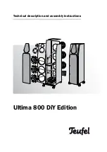 Предварительный просмотр 1 страницы Teufel Ultima 800 DiY Edition Technical Description And Assembly Instructions