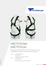 TEUFELBERGER bMOTION light Manufacturer'S Information And Instructions For Use предпросмотр