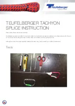 Предварительный просмотр 2 страницы TEUFELBERGER spLIFE Tachyon Manual